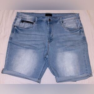Steve Jeans Light Blue Stretch Denim Shorts